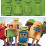 Stampo per dolci "ROBO-POPS" Bikermann