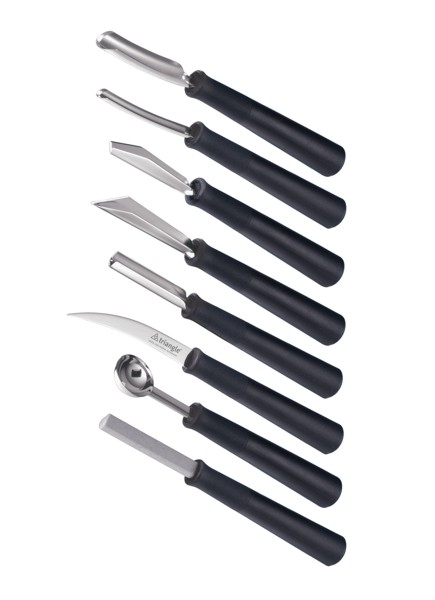 Set 8 coltelli per intagliare di Triangle