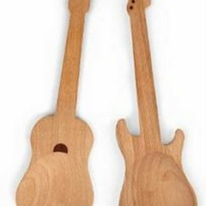 Set 2 posate per insalata Rockin Spoons di KIKKERLAND