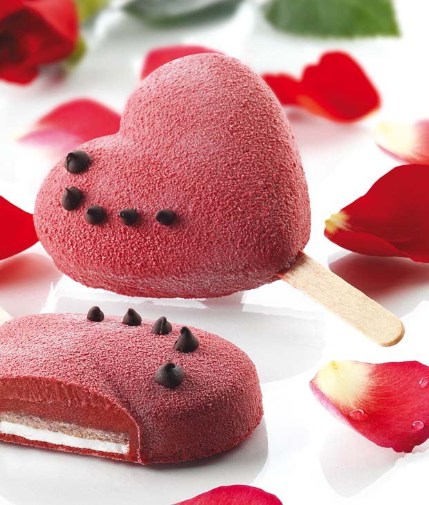Stampo cuore gelato EASY CREAM di Silikomart