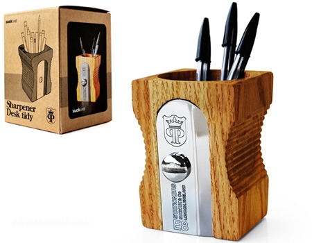 Temperino porta matite/penne Sharpener Desk Tidy