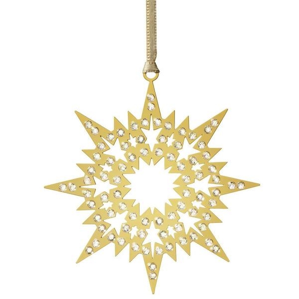 PREZZO SPECIALE: Set Fiocchi di neve dorati Swarovski