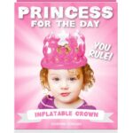 Corona Prince Princess gonfiabile per bambino/a