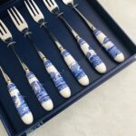 Set 6 forchettine da dolce Blue Italian di Spode