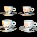Set da 4 tazze caffè Illy Collection 2005