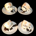 Set da 4 tazze caffè Illy Collection 2005
