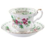 Mini Tazzine da caffè Flower Of The Month di Royal Albert