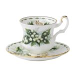 Mini Tazzine da caffè Flower Of The Month di Royal Albert