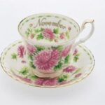 Mini Tazzine da caffè Flower Of The Month di Royal Albert