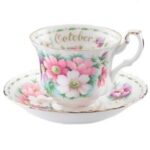 Mini Tazzine da caffè Flower Of The Month di Royal Albert