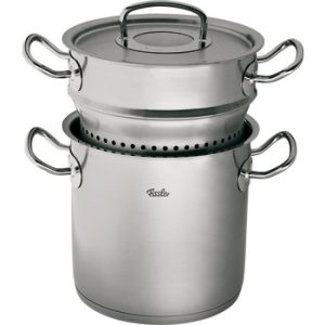 Pastaiola con cestello e coperchio Multistar Original Profi Collection di Fissler