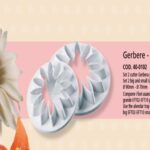 Kit 2 pz stampi Gerbera di Martellato Italian Cake Art