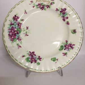 Piattino Frutta Flower Of The Month di Royal Albert