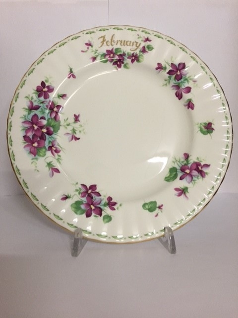 Piattino Frutta Flower Of The Month di Royal Albert