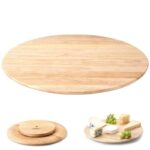 Piatto/Tagliere girevole in legno di Continenta