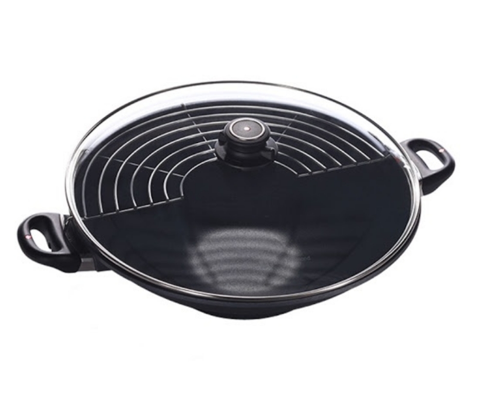 Swiss Diamond Wok con 2 manici 36cm INDUZIONE