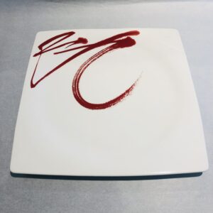 Piatto da portata Paint It Red Royal