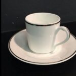 Set 6 tazze caffè Antinea Filo Platino Richard Ginori