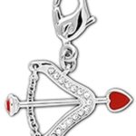 Collana Charm Cupid Arc Swarovski con cordoncino