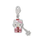Collana Charm Hello Kitty Gift Swarovski con cordoncino