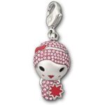 Collana Charm Growing Girl Swarovski con cordoncino