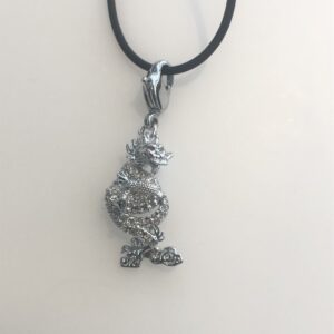 Collana Charm Dragon Swarovski con cordoncino