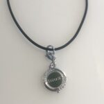Collana Charm Thank You Swarovski con cordoncino