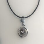 Collana Charm Thank You Swarovski con cordoncino