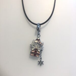 Collana Charm Hello Kitty Gift Swarovski con cordoncino