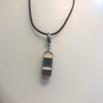 Collana Charm Skateboard Swarovski con cordoncino