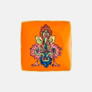 Piattino Holiday Alphabet Versace con iniziali