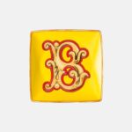 Piattino Holiday Alphabet Versace con iniziali