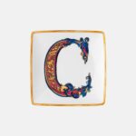 Piattino Holiday Alphabet Versace con iniziali