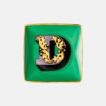 Piattino Holiday Alphabet Versace con iniziali