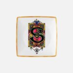 Piattino Holiday Alphabet Versace con iniziali
