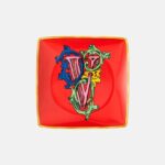 Piattino Holiday Alphabet Versace con iniziali