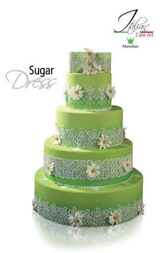 Tappeto decoro per sugar dress Italian Cake Art