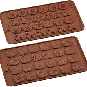 Set 2 stampi per cioccolato e praline Birkmann