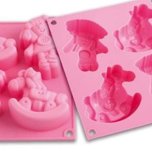 Stampo Bambola e cavallino BabyLine Silikomart