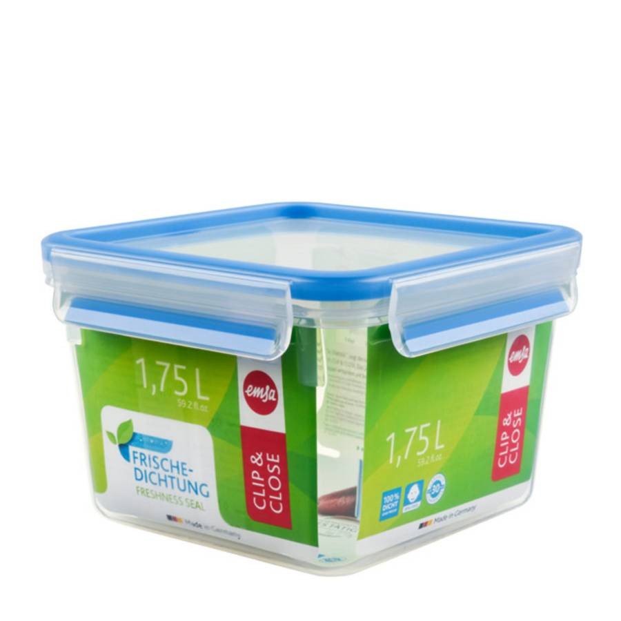 Contenitore ermetico quadrato Clip&Close Emsa