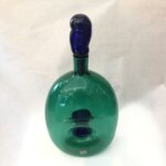 Bottiglia Verde Cenedese Vetro di Murano