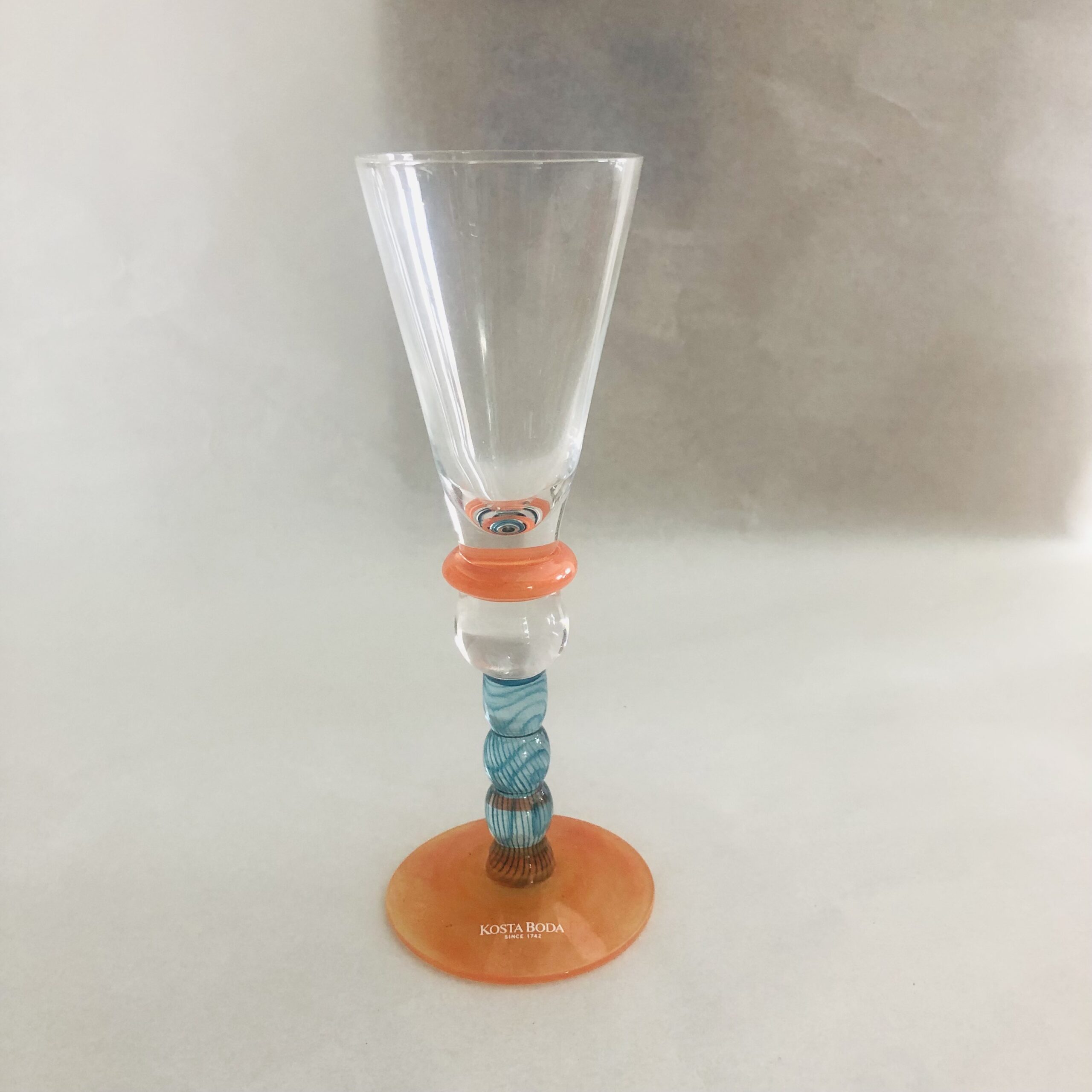 PREZZO SPECIALE: Set 2 calici grappa Bon Bon Kosta Boda