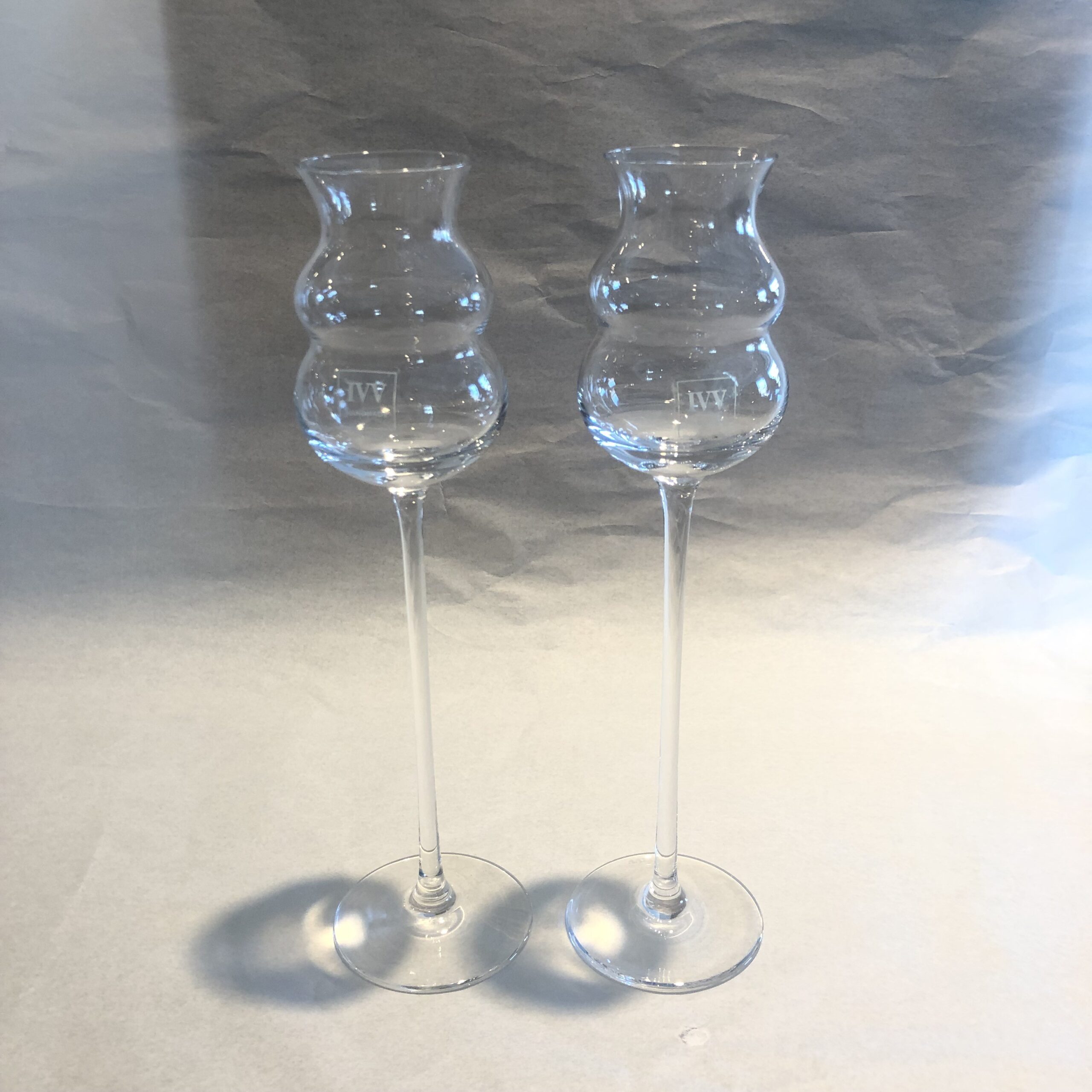 Set 2 bicchieri grappa e liquorini Acquavite Frutta IVV