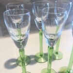 Set 6 bicchieri grappa e liquorini Dulcis Verde IVV