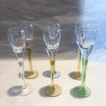 Set 6 bicchieri grappa e liquorini Dulcis Pastello IVV