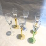 Set 6 bicchieri grappa e liquorini Dulcis Pastello IVV