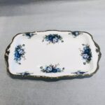 Vassoio rettangolare Moonlight Rose Blu Royal Albert