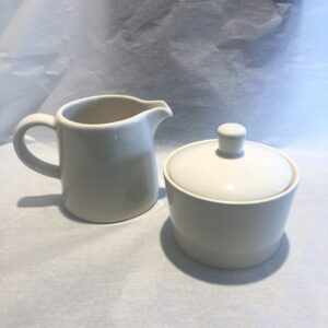 Set zuccheriera e lattiera Kaleido Bianco Mandorla Pagnossin