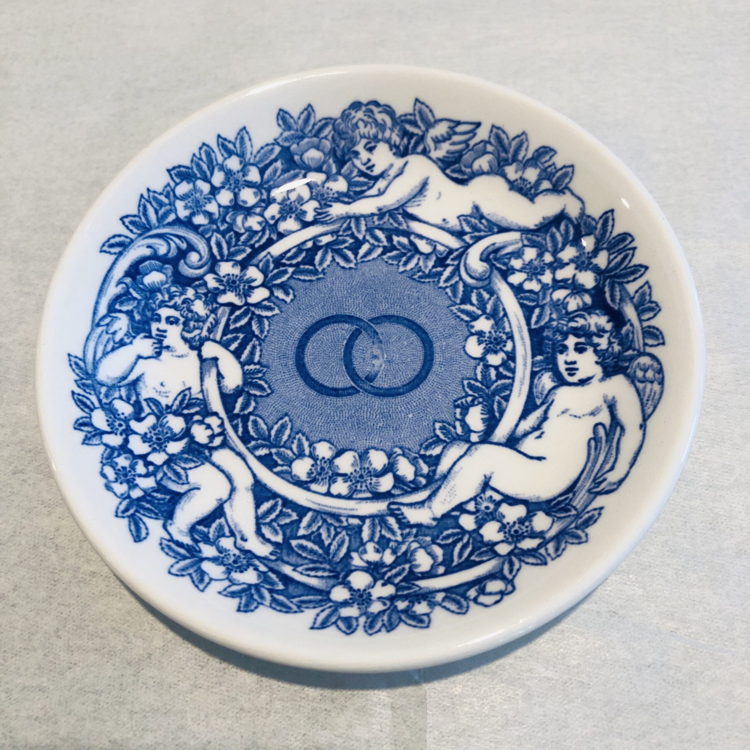 Piattino Bomboniere Eternity Blue Italian di Spode