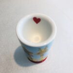 Porta uovo con cucchiaino Giraffa Eggciting Fontebasso